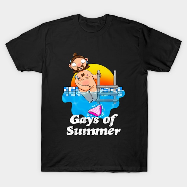 Gays of Summer Naked T-Shirt by LoveBurty